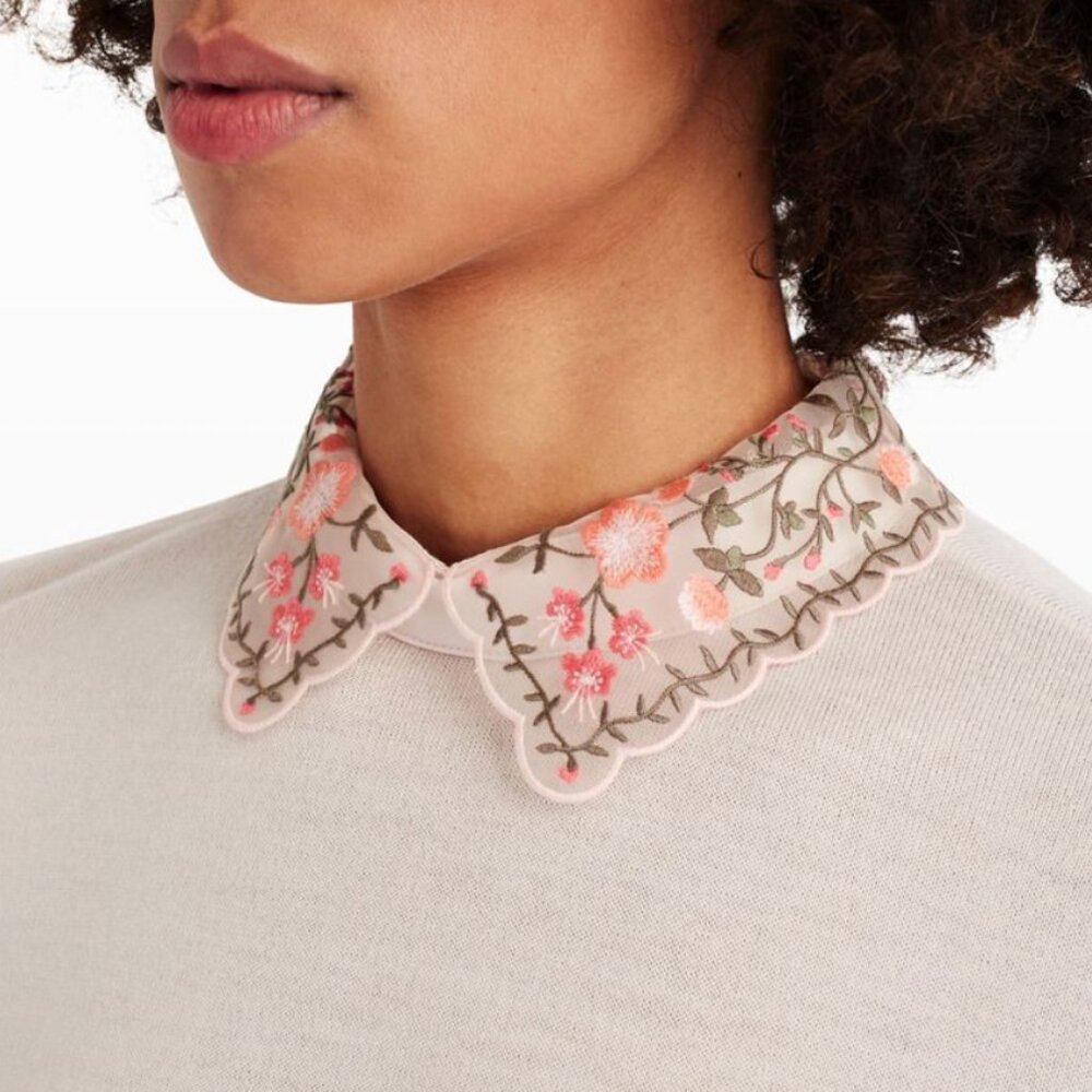 Club Monaco embroidered collar shirt